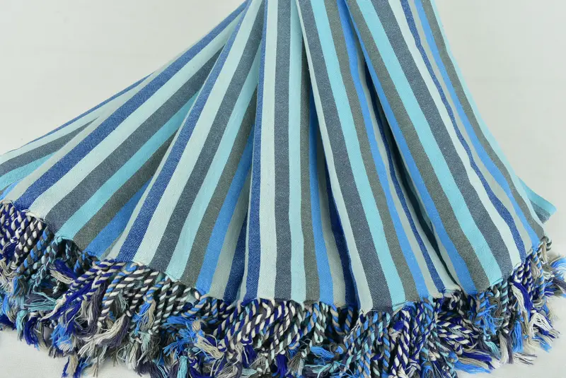 Gift For Mom, Personalized Turkish Towel, Wedding Favors, Organic cotton peshtemal for spa and beach, 70x36 Cotton Striped Towel, Custom Beach Towel - 4