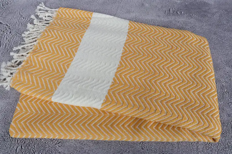 Gift For Mom, Bachelorette Favors Beach, Personalized Towel, Luxury towel, Housewarming Gift, Decorative Towel, 70x40 Cotton Zig zag Towel - 6