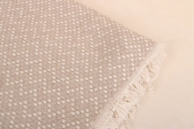 Wedding Favors, Custom Blanket, Turkish Cotton Blanket, Bedspread, Custom Shower Curtain, Personalized Gift For Her, 76x68 Cotton Herringbone Towel - 4