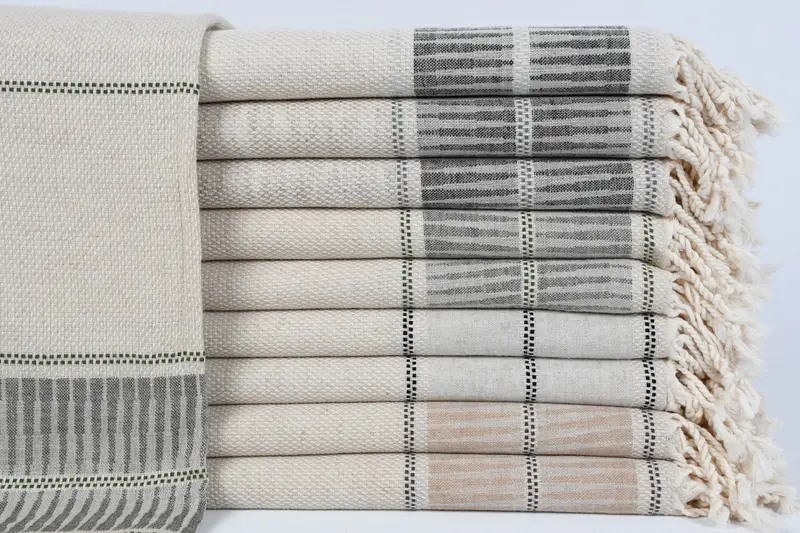 Memorial Gift, Bridesmaid Gifts, Bridesmaid Gift Towel, Custom Beach Towels, Beach Towel Monogram, 70x40 Cotton Striped Towel, Beach Towel Gift - 1