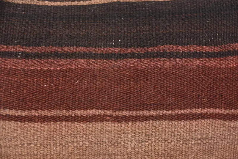 Ethnical Kilim Rug Pillow, Turkish Pillow, Pattern Throw Pillow, Antique Pillows, 20x20 Brown Pillow Cover, Cushion, Traditional Pillow Cover - 3