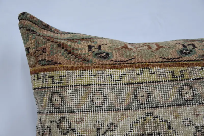 Pillow for Couch, Authentic Pillow Cover, Sofa Bolster Pillow Cover, Throw Kilim Pillow, Kilim Pillow, Pillow Case, 28x28 Beige Pillow Sham - 2