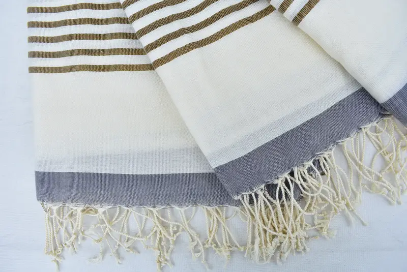 Beach Towel Gift, Personalized Turkish Towel, Wedding Gifts Towel, 70x40 Cotton Striped Towel, Embroidery Towels, Bulk Order Towel, Monogram Towels - 6