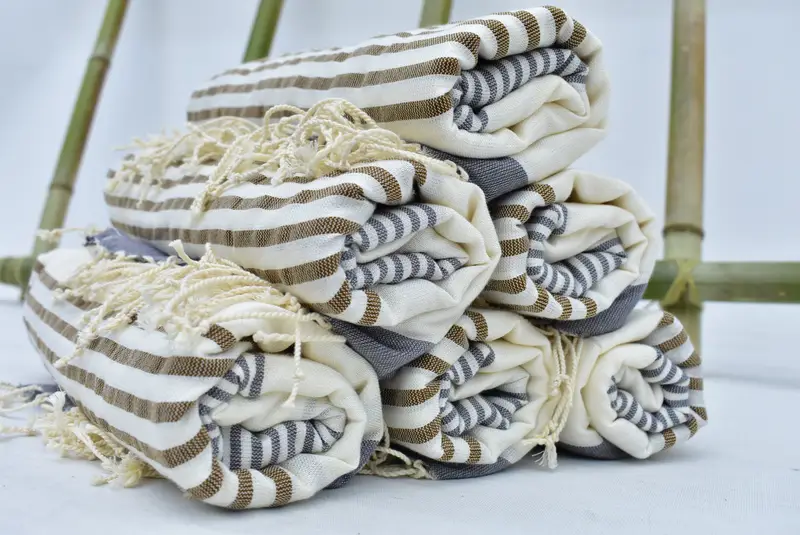 Beach Towel Gift, Personalized Turkish Towel, Wedding Gifts Towel, 70x40 Cotton Striped Towel, Embroidery Towels, Bulk Order Towel, Monogram Towels - 4