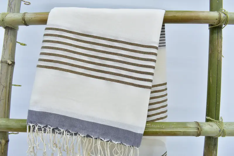 Beach Towel Gift, Personalized Turkish Towel, Wedding Gifts Towel, 70x40 Cotton Striped Towel, Embroidery Towels, Bulk Order Towel, Monogram Towels - 7