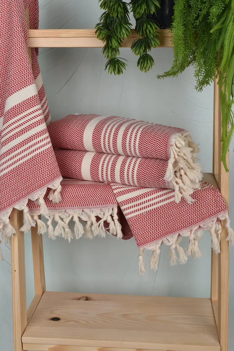 Turkish Towel Hand Towel, Turkish Hand Towel, Summer Gift, Gym Towel, Baby Boy Gift, Gift For The Home, 40x18 Cotton Striped Towel, Bathroom Towels - 6