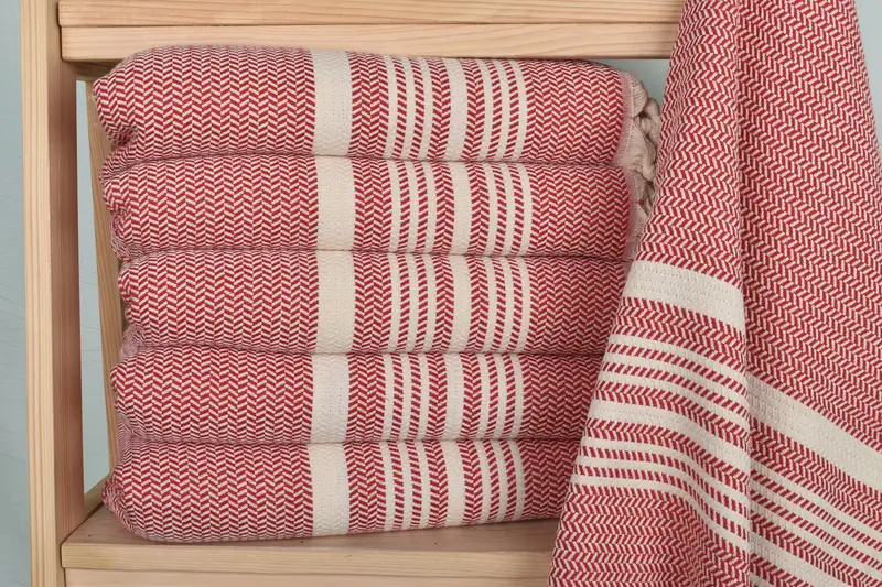 Turkish Towel Hand Towel, Turkish Hand Towel, Summer Gift, Gym Towel, Baby Boy Gift, Gift For The Home, 40x18 Cotton Striped Towel, Bathroom Towels - 2