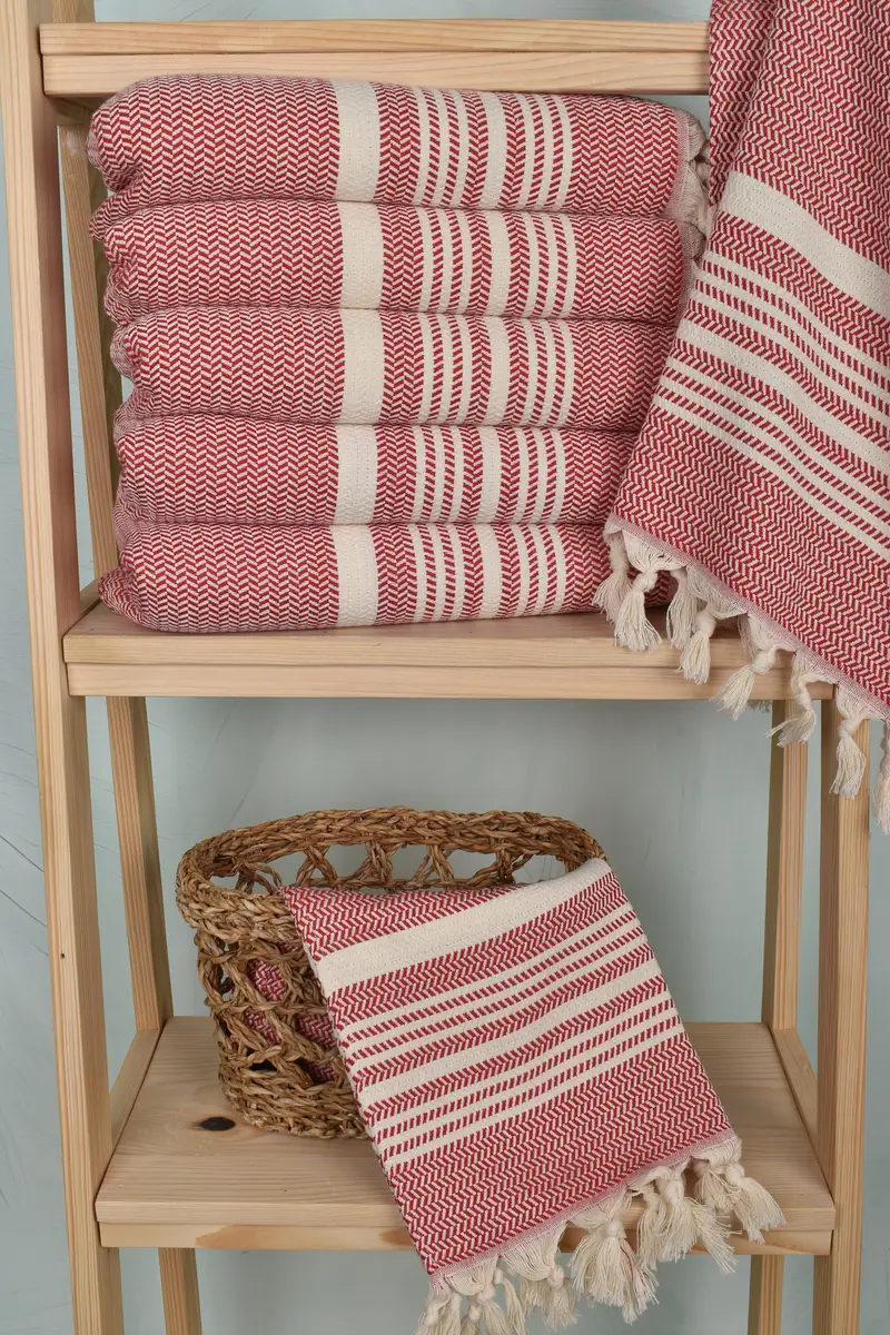 Turkish Towel Hand Towel, Turkish Hand Towel, Summer Gift, Gym Towel, Baby Boy Gift, Gift For The Home, 40x18 Cotton Striped Towel, Bathroom Towels - 3
