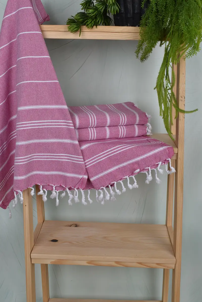 Kitchen Towel, Gift For Her, Gift For The Home Decor, Embroidery Towels, Small Bath Towels, Gym Towel, Wedding Favors, 40x24 Cotton Striped Towel - 12