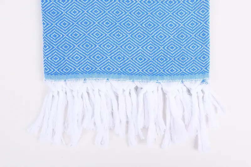 Monogrammed Beach Towel, 70x40 Cotton Diamond Towel, Bachelorette Gifts, Travel Towel, Bridal Shower Gifts, Beach Theme Wedding Gift, Turkish towel - 3