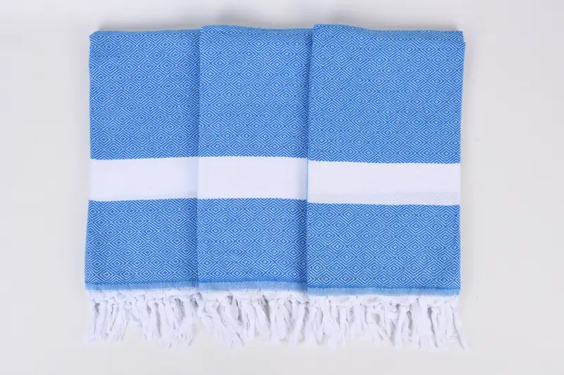 Monogrammed Beach Towel, 70x40 Cotton Diamond Towel, Bachelorette Gifts, Travel Towel, Bridal Shower Gifts, Beach Theme Wedding Gift, Turkish towel - 7