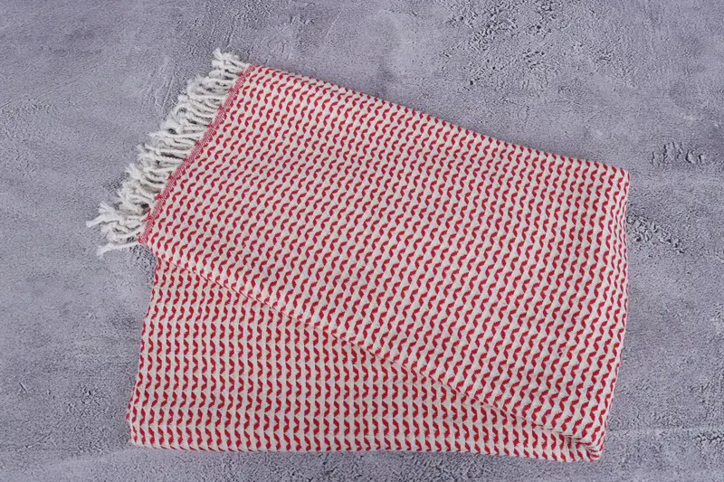Bridal Gifts, Fringed Turkish peshtemal beach towel USA, Quick-Dry Beach Towel, 70x40 Cotton Diamond Towel, Best Friend Gift, Turkish hand towel - 6