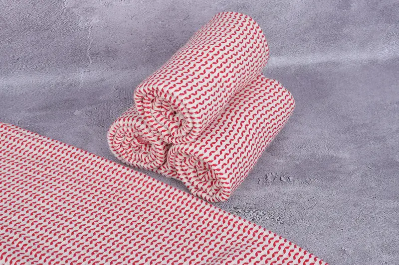 Bridal Gifts, Fringed Turkish peshtemal beach towel USA, Quick-Dry Beach Towel, 70x40 Cotton Diamond Towel, Best Friend Gift, Turkish hand towel - 8