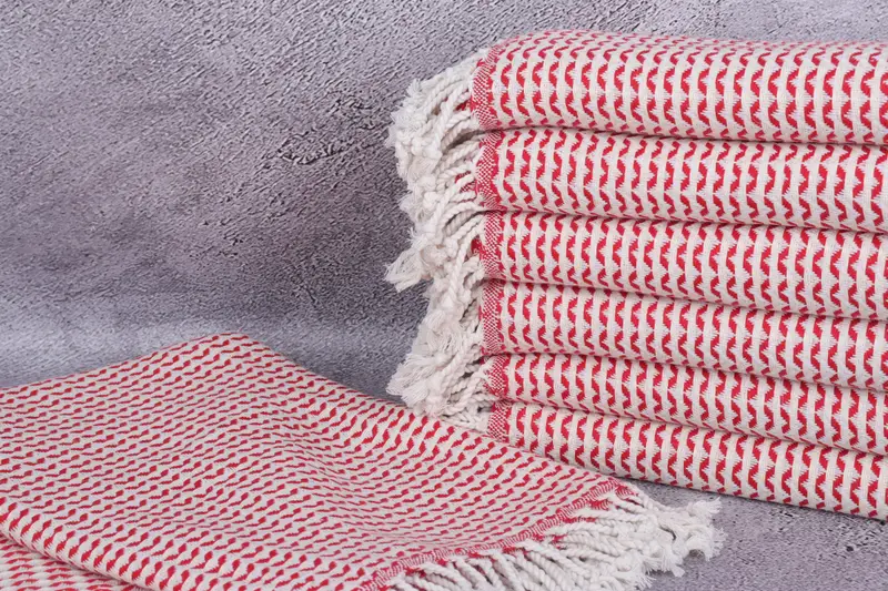 Bridal Gifts, Fringed Turkish peshtemal beach towel USA, Quick-Dry Beach Towel, 70x40 Cotton Diamond Towel, Best Friend Gift, Turkish hand towel - 2