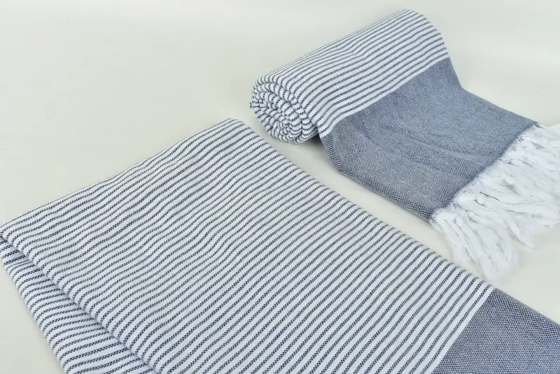 70x40 Cotton Striped Towel, Oversized Beach Towel, Spa Towel, Bachelorette Party Gift, Bachelorette Party Favors, Gift For Best Friend, Gift For Her - 7