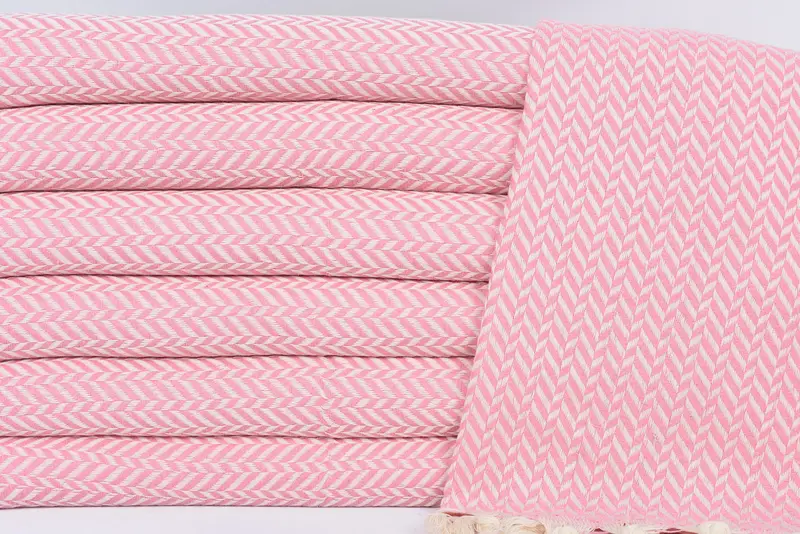 36x18 Cotton Chevron Towel, Welcome Wedding Gift, Small Bath Towels, Monogrammed Hand Towel, Kitchen Towel, Halloween Bachelorette Party Favors - 2