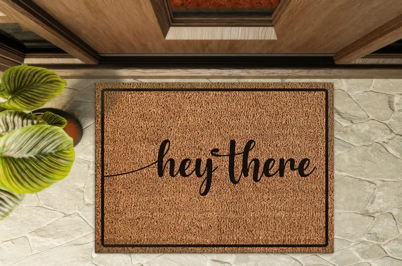 エレガントなプリントラグ：ご自宅や結婚祝いに最適なモダンなデザイン。