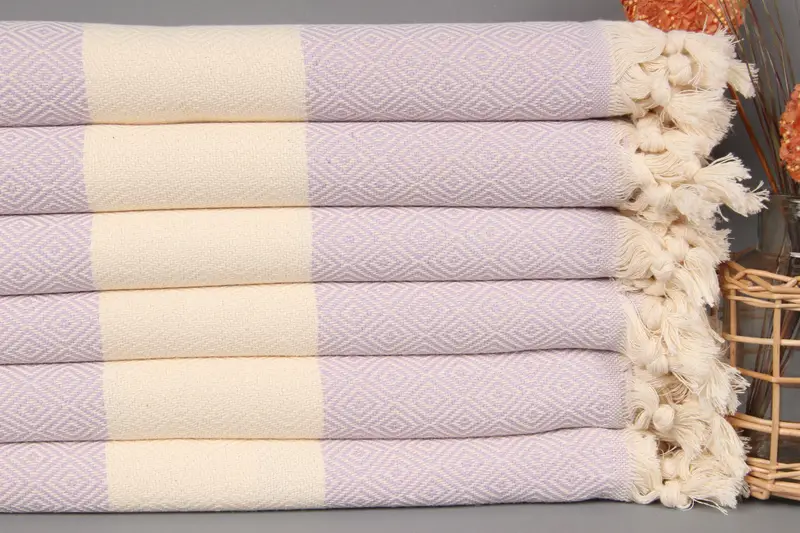 Gym Towel, Family Gift, 70x40 Cotton Diamond Towel, Authentic Turkish hammam peshtemal, Turkish bath towel, Sand-resistant towel, Luxury towel - 2