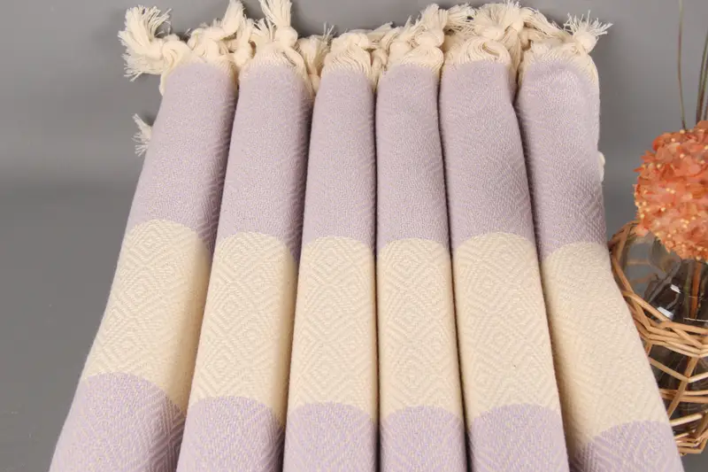 Gym Towel, Family Gift, 70x40 Cotton Diamond Towel, Authentic Turkish hammam peshtemal, Turkish bath towel, Sand-resistant towel, Luxury towel - 3