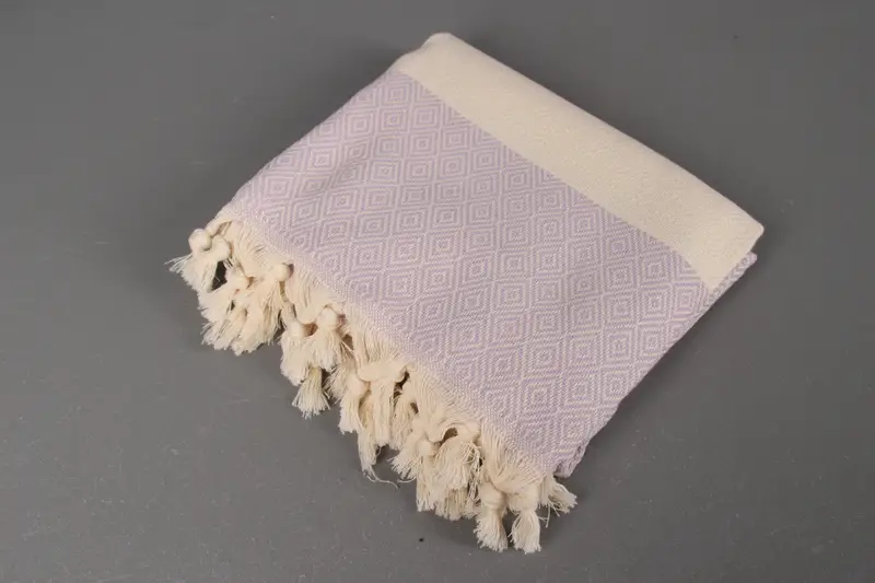 Gym Towel, Family Gift, 70x40 Cotton Diamond Towel, Authentic Turkish hammam peshtemal, Turkish bath towel, Sand-resistant towel, Luxury towel - 6