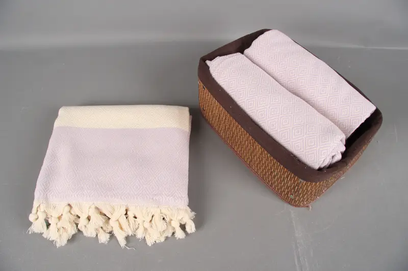Gym Towel, Family Gift, 70x40 Cotton Diamond Towel, Authentic Turkish hammam peshtemal, Turkish bath towel, Sand-resistant towel, Luxury towel - 5