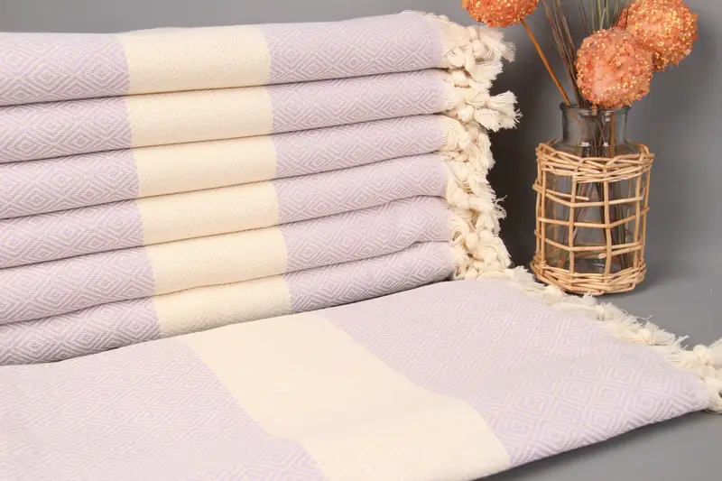 Gym Towel, Family Gift, 70x40 Cotton Diamond Towel, Authentic Turkish hammam peshtemal, Turkish bath towel, Sand-resistant towel, Luxury towel - 1