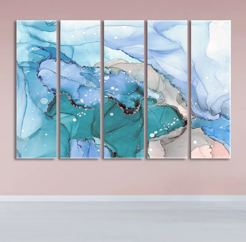 Marble Canvas Print, Large Marble Art on Canvas, Modern Wall Decor, Large Canvas Art, Abstract Canvas Print, Marble Wall Art - 4