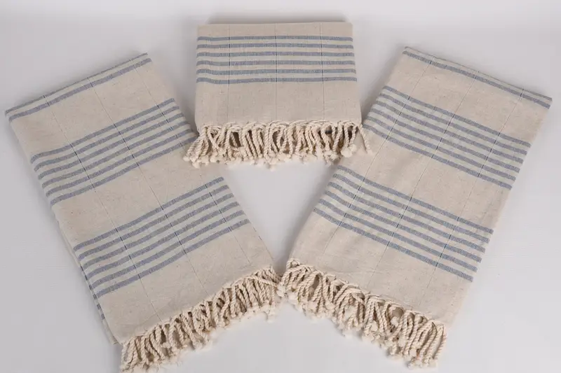 70x40 Linen Striped Towel, Quick-dry peshtemal, Valentines Day Gift Idea, Hammam towel, Monogram Towels, Bachelor Gifts, Customized Turkish Towel - 6