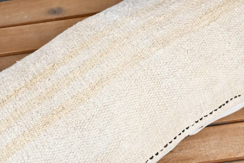Ethnical Kilim Rug Pillow, Rustic Pillow Sham, 12x24 Beige Pillow Case, Christmas Pillow, Pillow Sham, Neutral Cushion, Vintage Pillow, Gift Pillow - 3