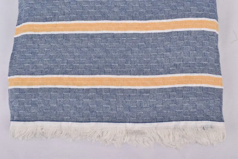 Family Gift Basket, Bedspread, Summer Gift, Organic Throw, Bridal Shower Gift, 96x84 Cotton Striped Towel, Turkish Tablecloth, Personalized Gifts - 5