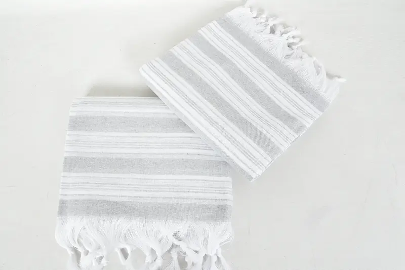 Organic Turkish towel, Spa Towel, Turkish beach towel, 70x40 Cotton Striped Towel, Spa Gift, Halloween Bachelorette Party Favors, Personalized Towel - 6