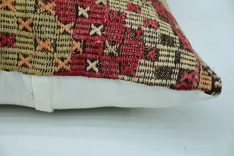 Pillow for Sofa, Square Throw Pillow Case, Vintage Pillow, Turkish Pillow, 24x24 Beige Cushion, Indoor Pillow Case, Pillow Case - 4