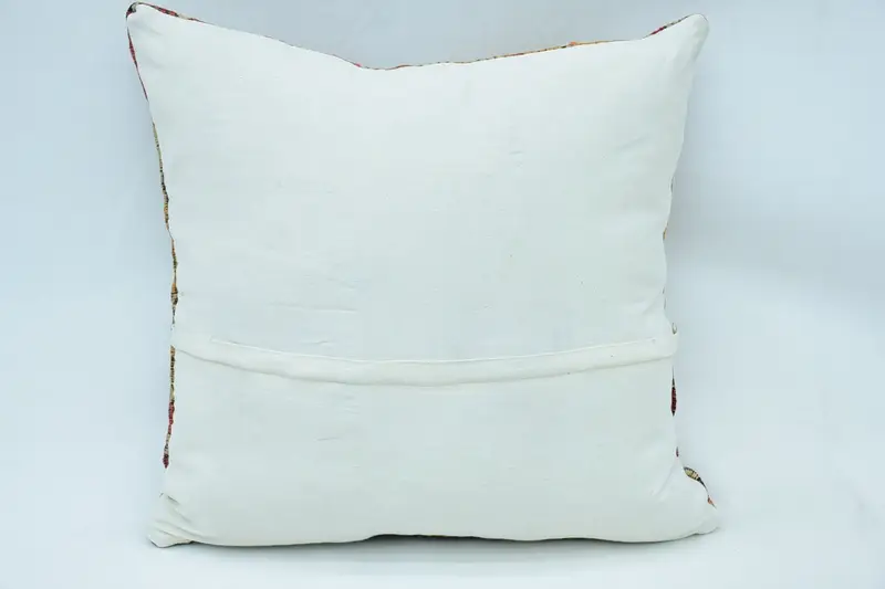 Pillow for Sofa, Square Throw Pillow Case, Vintage Pillow, Turkish Pillow, 24x24 Beige Cushion, Indoor Pillow Case, Pillow Case - 6