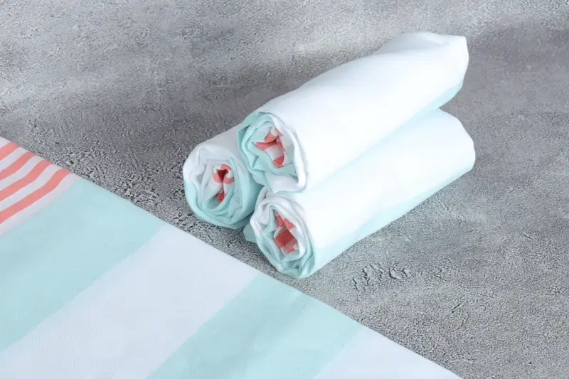 Bath towel, Luxury Turkish beach towel with fringe, 70x40 Cotton Striped Towel, Pool Towels, Cotton towel, Wedding Gift, Embroidery Towels - 8