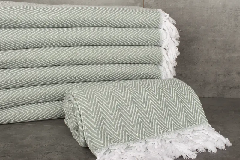 Halloween Blanket, Baby Boy Gift, Bachelorette Large Towel, Decorative Blanket, Boho Throw Blankets, Bachelorette Gifts, 96x80 Cotton Chevron Towel - 2