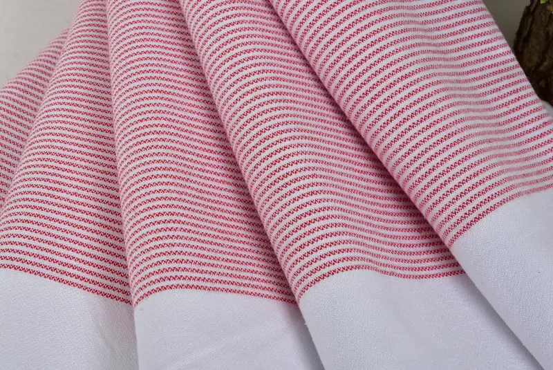 Wedding For Favor, Bath towel, 70x40 Cotton Striped Towel, Wedding Favors, Handmade Turkish bath towel for summer vacation, Travel towel - 5