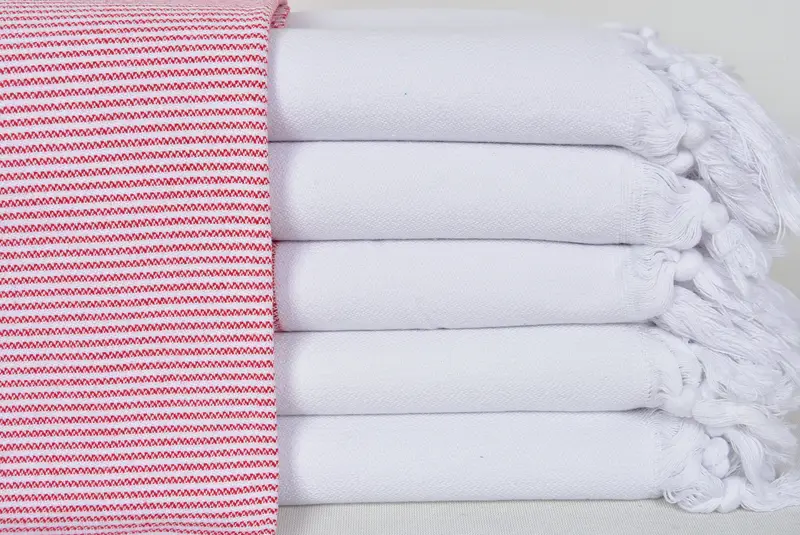 Wedding For Favor, Bath towel, 70x40 Cotton Striped Towel, Wedding Favors, Handmade Turkish bath towel for summer vacation, Travel towel - 1