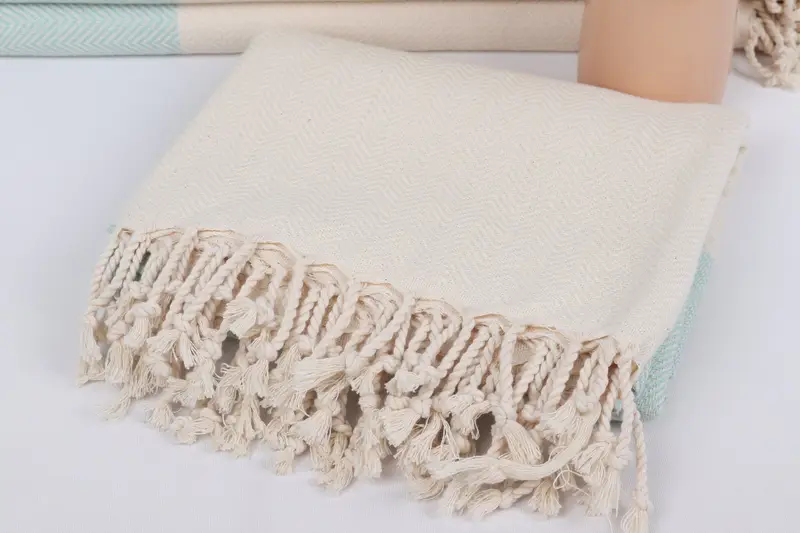 70x36 Cotton Zig zag Towel, Peshtemal Towel, Gift For Boyfriend, Custom Name Towel, Turkish Towel Beach, Beach Towel Gift, Monogram Beach Towel - 5