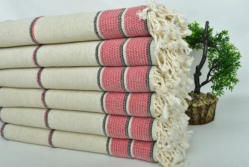 Turkish hand towel, Custom Wedding Gift, Peshtemal Towel, Quick-dry peshtemal, 70x36 Linen Striped Towel, Best Friend Gift Ideas, Spa Towel - 3
