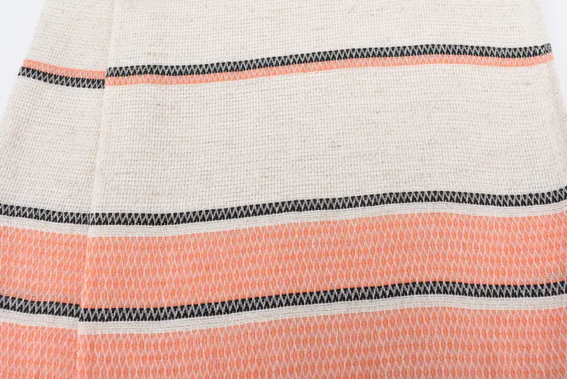 Spa Towel, Bridal Shower Favor, Personalized Gift, Personalized Hand Towel, Home Decor Gifts, Turkish Tea Towel, 40x20 Linen Striped Towel - 4
