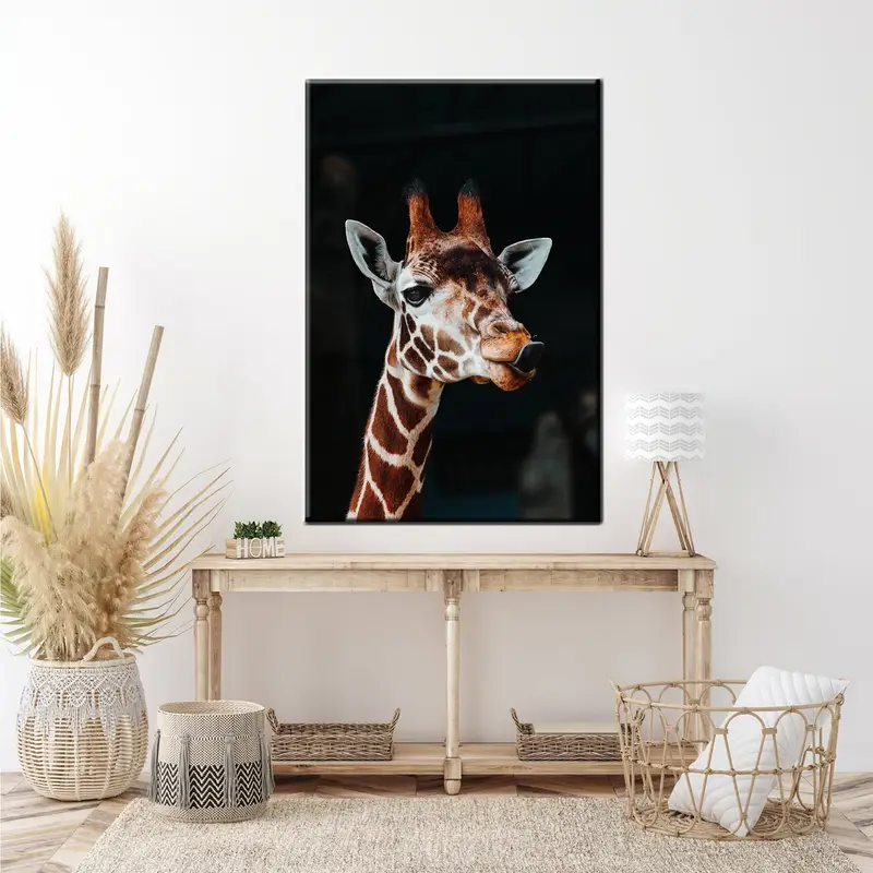 Giraffe Wall Art, Animal Print, Animals Wall Art, Animals Canvas, Giraffe Photo, Giraffe Print, Wall Art Canvas, Giraffe Poster, Giraffe - 1