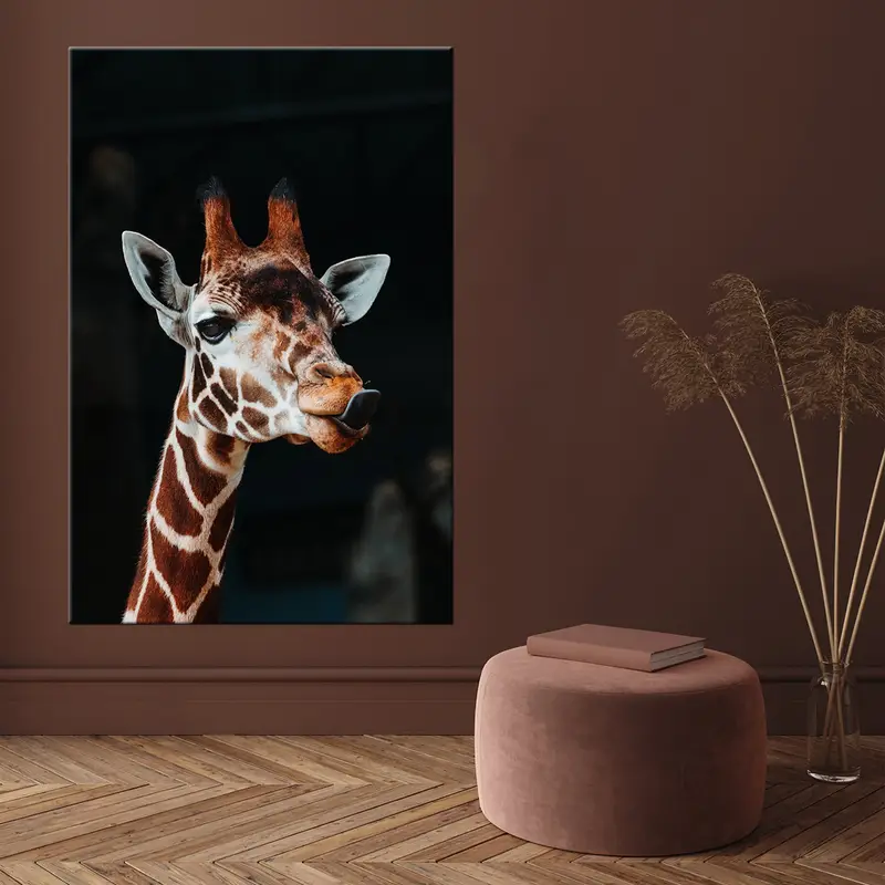 Giraffe Wall Art, Animal Print, Animals Wall Art, Animals Canvas, Giraffe Photo, Giraffe Print, Wall Art Canvas, Giraffe Poster, Giraffe - 3
