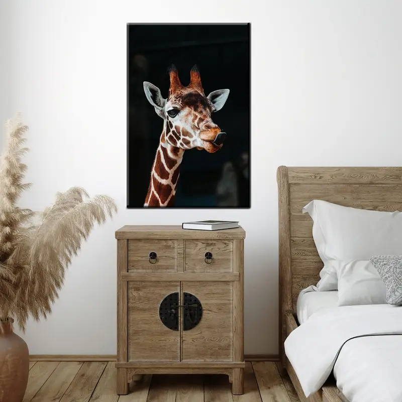 Giraffe Wall Art, Animal Print, Animals Wall Art, Animals Canvas, Giraffe Photo, Giraffe Print, Wall Art Canvas, Giraffe Poster, Giraffe - 4
