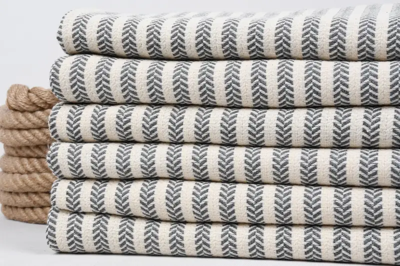 Toalla de mano turca, toalla de mano personalizada, regalos de Navidad, regalos de decoración del hogar, toalla de mano de baño, poca de cocina turca, toalla de chevron de algodón 40x18 - 2