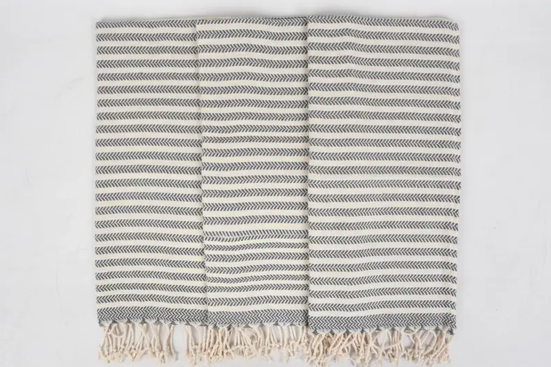 Toalla de mano turca, toalla de mano personalizada, regalos de Navidad, regalos de decoración del hogar, toalla de mano de baño, poca de cocina turca, toalla de chevron de algodón 40x18 - 3