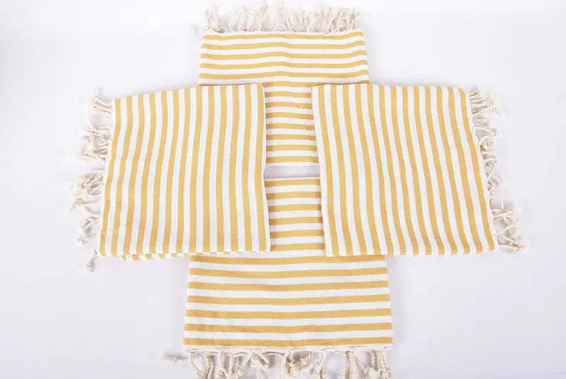 Spa Towel, Turkish Hand Towel, 40x18 Cotton Striped Towel, Personalized Kitchen Towel, Bathroom Towels, Personalize Gift, Bridal Shower Favors - 6