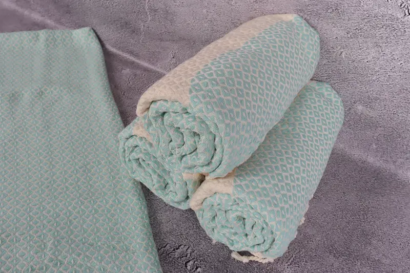 Embroidered Beach Towel, 70x40 Cotton Geometric Towel, Handmade Gift, Summer Towel, Bridesmaid Gift Towel, Bath towel, Personalized Bridesmaid Gift - 8