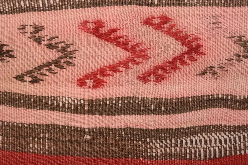 16x16 Red Pillow, Cushion, Vintage Kilim Pillow, Interior Designer Pillow, Turkish Rugs Cushion Case, Home Decor Pillow, Bench Pillow Cover - 3