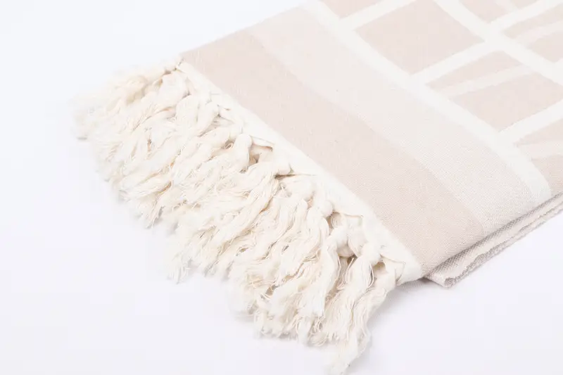70x34 Cotton Patterned Towel, Peshtemal, Lightweight towel, Fouta towel, Peshtemal Towel USA, Turkish beach towel with fringe, Custom Wedding Gifts - 8