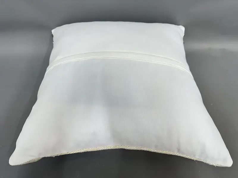 Cotton Pillow Case, 24x24 White Cushion Cover, Home Decor Pillow, Kilim Pillow, Turkish Kilim Pillow, Cushion Cover, Outdoor Bolster Pillow Sham - 7